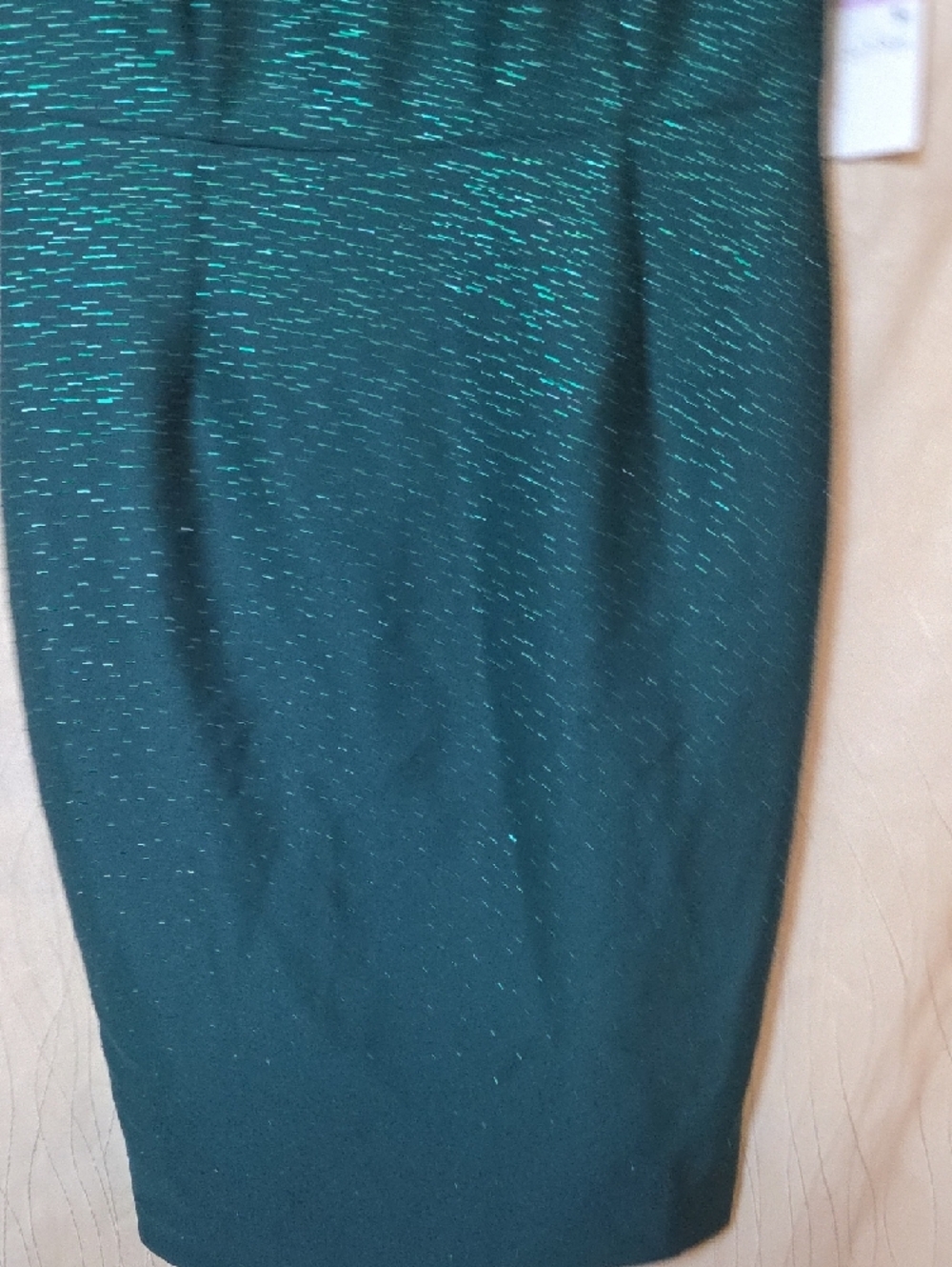 Calvin Klein Dark Green Sleeveless Midi Sheath Dress - Picture 9 of 11